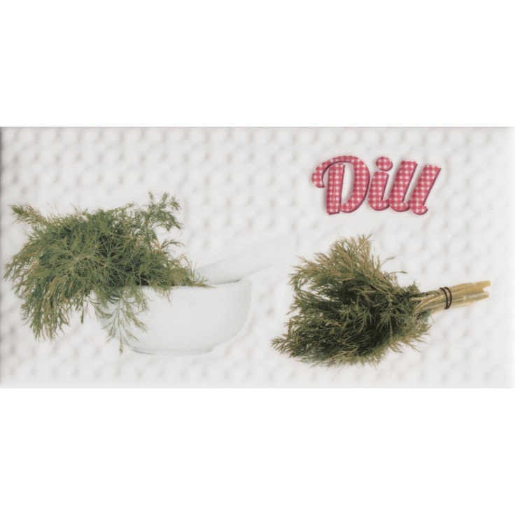 Absolut Keramika Monocolor AK1151 Modern Dill Декор 10x20 см, Испания, под обои  - фото 1