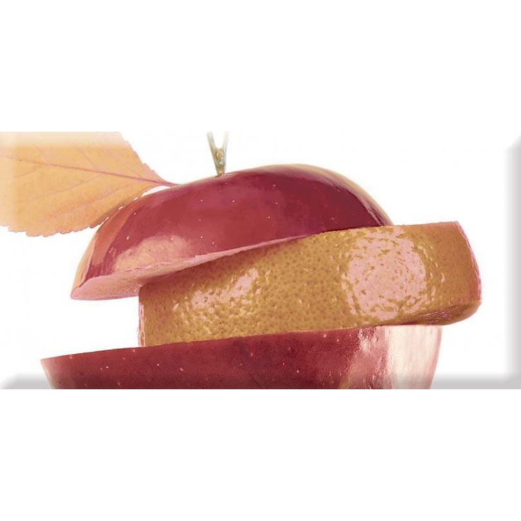 Absolut Keramika Monocolor AK0838 Fruit Mosaic 02 Декор 10x20 см, Испания, под обои  - фото 1