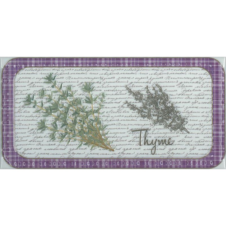 Absolut Keramika Monocolor AK1149 Clasical Thyme Декор 10x20 см, Испания, под обои  - фото 1