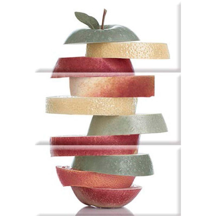 Absolut Keramika Monocolor AK0836 Composicion Fruit Mosaic Панно 20x30 см, Испания, под обои  - фото 1