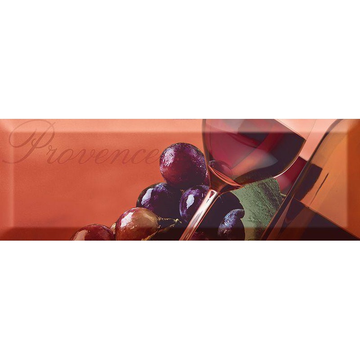 Absolut Keramika Monocolor AK1057 Wine 05 B Декор 10x30 см, Испания, под обои  - фото 1