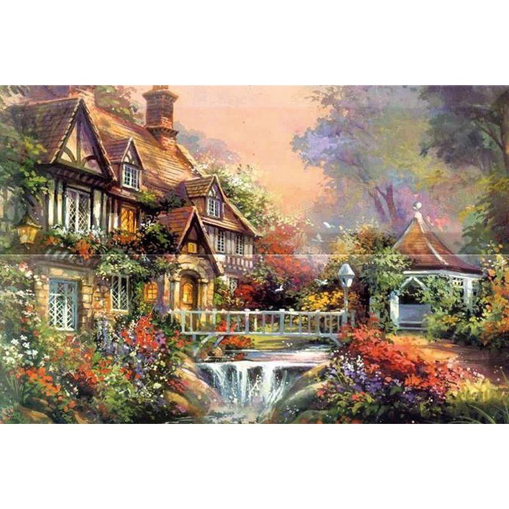 Absolut Keramika Monocolor AK0866 Composicion Autumn Views 01 Панно 20x30 см, Испания, под обои  - фото 1