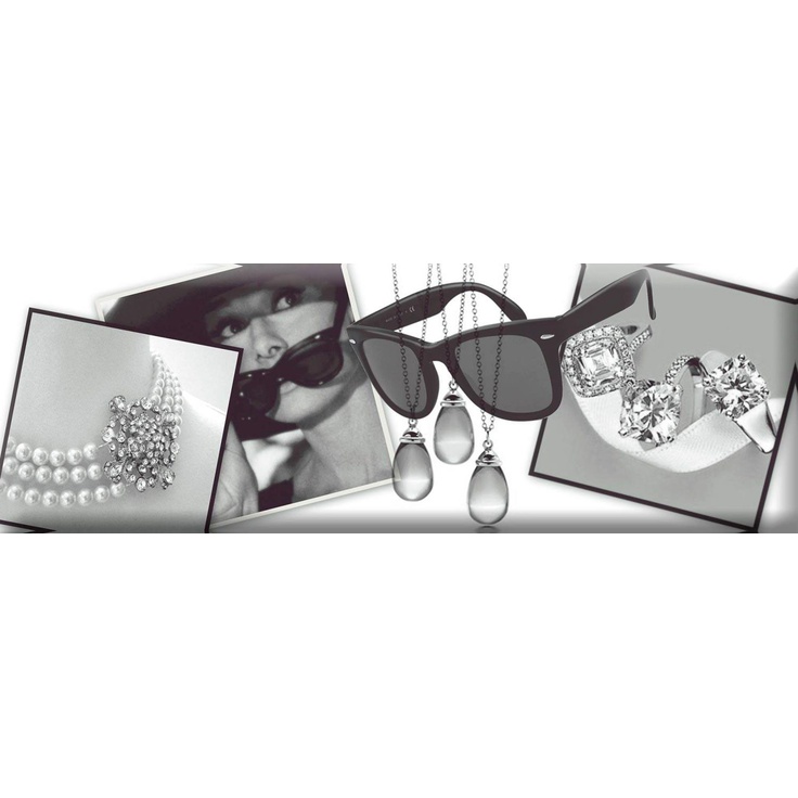 Absolut Keramika Monocolor AK1085 Diamond 02 Декор 10x30 см, Испания, под обои  - фото 1