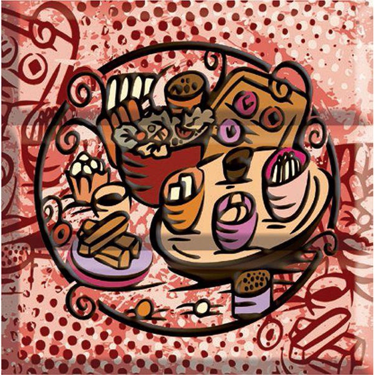 Absolut Keramika Monocolor AK1137 Composicion Tapas Панно 30x30 см, Испания, под обои  - фото 1