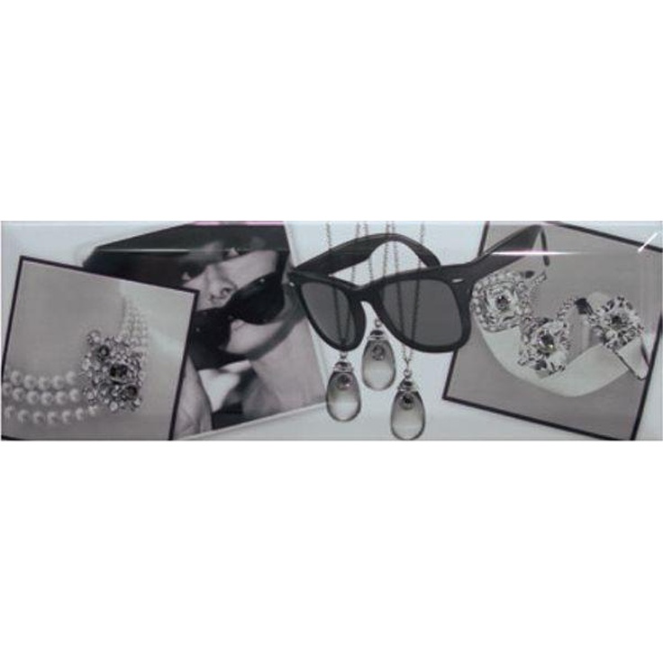 Absolut Keramika Monocolor AK1107 Luxury Diamond 02 Декор 10x30 см, Испания, под обои - фото 1 Absolut Keramika Monocolor AK1107 Luxury Diamond 02 Декор 10x30 см, Испания, под обои - фото 1