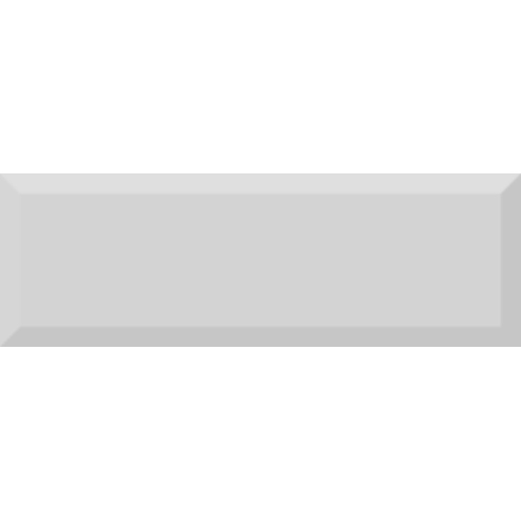 Absolut Keramika Monocolor CVA043 Gris Biselado Brillo Настенная плитка 10x30 см, Испания, под кирпич  - фото 1