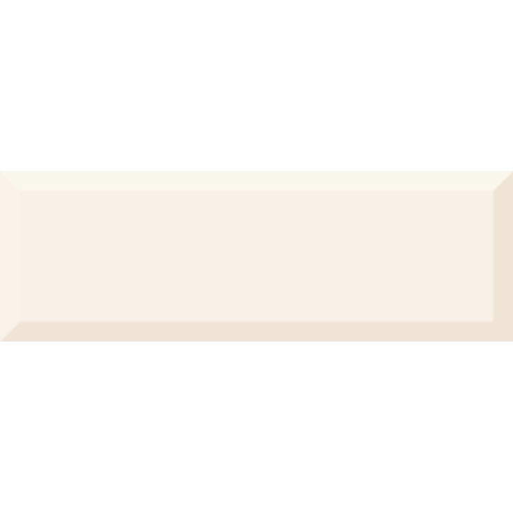 Absolut Keramika Monocolor CVA072 Marfil Biselado Mat Настенная плитка 10x30 см, Испания - фото 1