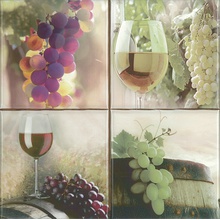 Absolut Keramika Monocolor ABS0815 Set Raisin A Декор 10x10 см, Испания, под камень  - фото 1 - фото 1