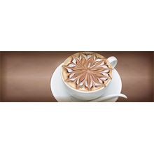 Absolut Keramika Monocolor AK01483 Coffee Capuccino Marron B Декор 10x30 см, Испания, под камень  - фото 1 - фото 1