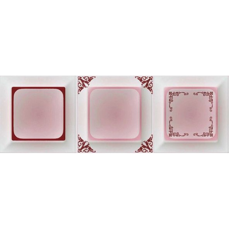 Absolut Keramika Monocolor AK0543 Decor Cube Burdeos Декор 10x30 см, Испания, под камень  - фото 1