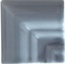 Adex Neri ADNE5593 Angulo Marco Moldura Italiana Pb Storm Blue Спец. Элемент 5x5 см, Испания - фото 1