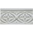 Adex Neri ADNE4134 Relieve Bizantino Silver Mist Декор 7,5x15 см, Испания - фото 1