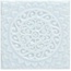 Adex Studio ADST4102 Relieve Mandala Universe Ice Blue Декор 14,8x14,8 см, Испания, под камень  - фото 1