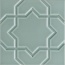 Adex Neri ADNE4149 Star Sea Green Декор 15x15 см, Испания, под камень  - фото 1