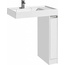 Aquaton Лондри 1A2361K1LH010 Белый глянец 18 Тумба с раковиной 19,6x18x88,2 см, Россия - фото 1
