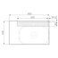 Aquaton Мишель 1A253203MIX40 Столешница для раковины 46x80x3,2 см, Россия - фото 3