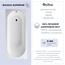 Alba Spa Supreme slim ВПРСБ041000100 Белая глянцевая 180х80 Акриловая ванна 180x80x47 см, Беларусь - фото 4