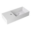 ALICE Ceramica Spy 34100101 Белый глянцевый Раковина 25x55x11 см, Италия - фото 6
