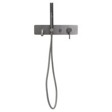 Allen Brau Priority 5.31A05-MG для душа и ванны брашированный графит Смеситель для ванны с душем, Германия - фото 1 - фото 1