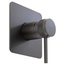 Allen Brau Priority 5.31012-MG для душа и ванны брашированный графит Смеситель 12x12 см, для ванны с душем, Германия - фото 3