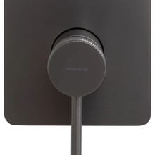 Allen Brau Priority 5.31012-MG для душа и ванны брашированный графит Смеситель 12x12 см, для ванны с душем, Германия - фото 1 - фото 2