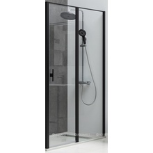 Allen Brau Priority 3.31006.BBA Прозрачное стекло / Черный браш  100х200 Душевая дверь 100x200 см, Германия - фото 1 - фото 1