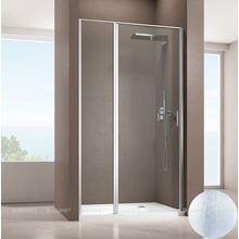 Allen Brau Priority 3.31005.BA Прозрачное стекло /  Серебро браш 100х200 Душевая дверь 100x200 см, Германия - фото 1 - фото 1
