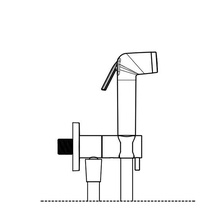 Almar Atthis E136009.CR Хром Смеситель с гигиеническим душем для встраиваемых систем, Италия - фото 1 - фото 2