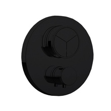 Almar Push Round Core E176633.MB Для душа Черный матовый Смеситель с термостатом 7,5x15,2x15,2 см, для душа, Италия - фото 1 Almar Push Round Core E176633.MB Для душа Черный матовый Смеситель с термостатом 7,5x15,2x15,2 см, для душа, Италия - фото 1 - фото 1