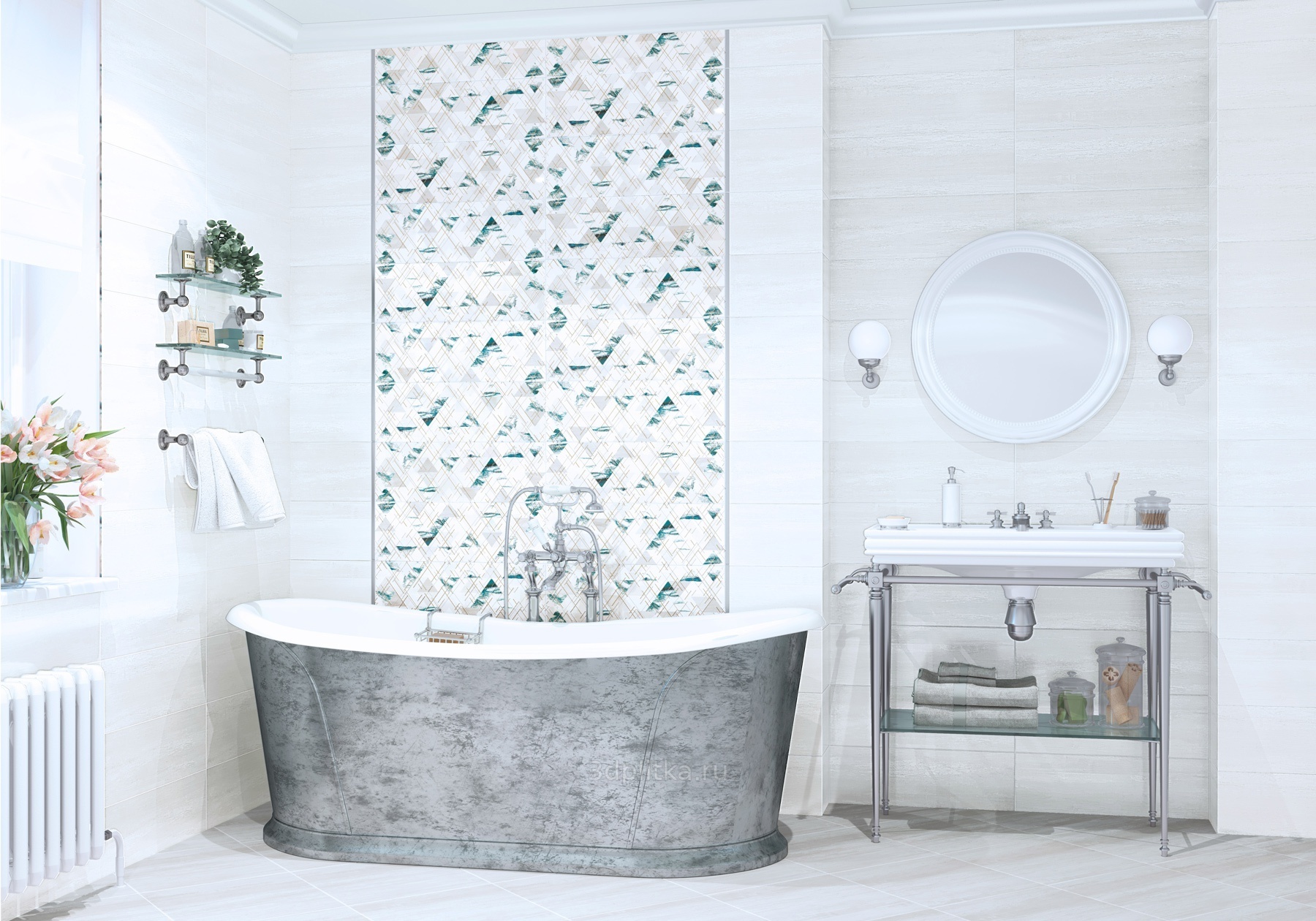 AltaCera Moon керамика, Россия, под металл - фото интерьера 1