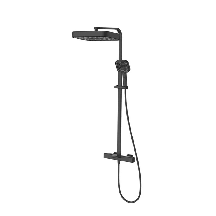 AltroBagno Egoista 030437 MB с термостатом Душевая система 32,4x145 см, Италия - фото 1 AltroBagno Egoista 030437 MB с термостатом Душевая система 32,4x145 см, Италия - фото 1