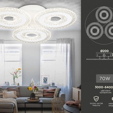 Ambrella Light Acrylica Original FA4001 Люстра потолочная Россия - фото 1 - 3 Ambrella Light Acrylica Original FA4001 Люстра потолочная Россия - фото 1 - фото 3