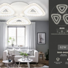 Ambrella Light Acrylica Original FA4018 Люстра потолочная Россия - фото 1 - 2 Ambrella Light Acrylica Original FA4018 Люстра потолочная Россия - фото 1 - фото 2