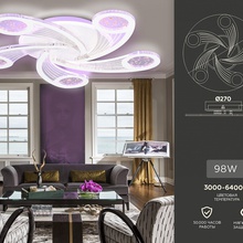 Ambrella Light Acrylica Original FA4476 Люстра потолочная Россия - фото 1 - 2 Ambrella Light Acrylica Original FA4476 Люстра потолочная Россия - фото 1 - фото 2