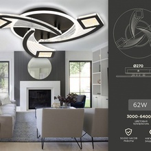 Ambrella Light Acrylica Original FA4477 Люстра потолочная Россия - фото 1 - 2 Ambrella Light Acrylica Original FA4477 Люстра потолочная Россия - фото 1 - фото 2