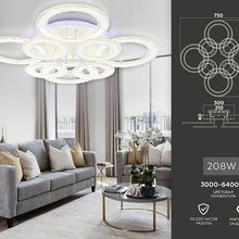 Ambrella Light Acrylica Original FA8854 Люстра потолочная 75x75x12 см, Россия - фото 1 - фото 4