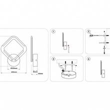 Ambrella Light Fa FA8951 Бра 20,5x24,5 см, Россия - фото 1 - фото 4