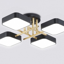 Ambrella Light Fl FL516343 Люстра потолочная 55x55x15 см, Россия - фото 1 - 2 Ambrella Light Fl FL516343 Люстра потолочная 55x55x15 см, Россия - фото 1 - фото 2