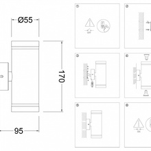 Ambrella Light Fw FW2488 Точечный светильник 5,5x17 см, Россия - фото 1 - фото 4