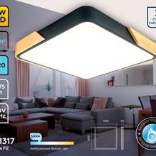 Ambrella Light Fz FZ1317 Потолочный светильник 50x50x5 см, Россия - фото 1 - 3 Ambrella Light Fz FZ1317 Потолочный светильник 50x50x5 см, Россия - фото 1 - фото 3