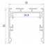Ambrella Light Profile System Gp GP2550BK Комплектующее для светильников 200x3,5x3,5 см, Россия - фото 8