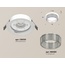 Ambrella Light XC XC8050030 Встраиваемый светильник Россия - фото 2