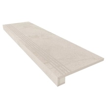 Ametis Marmulla MA03 Dark Beige Неполированный + Подступенок (14,5x120) Ступень 33x120 см, Россия, под камень  - фото 1 - фото 1