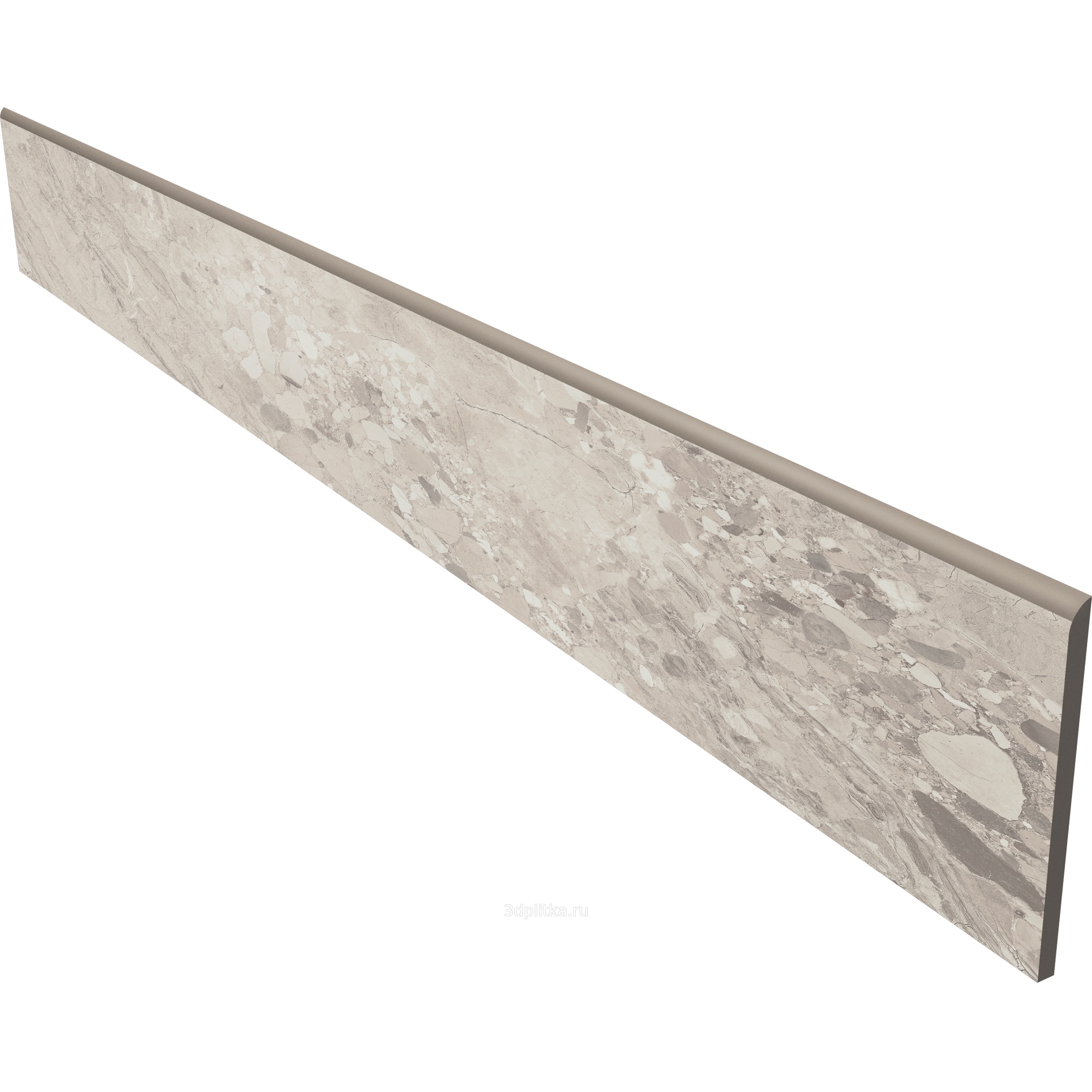 Oceanmist 🏆 OM01 Light Grey Полированный 7x60 плинтус от Ametis купить ...