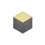 Ametis Spectrum SR06/SR04 Graphite Yellow Cube Неполированный Мозаика 25x29 см, Россия, под бетон  - фото 1
