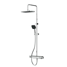 Am.Pm Above W F079W300 С термостатом Хром / Чёрный Душевая стойка 52,5x39x146 см, Германия - фото 1 - фото 1