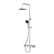 Am.Pm Above F079X300 С термостатом Хром / Чёрный Душевая стойка 54,5x39x146 см, Германия - фото 1 - фото 1