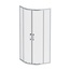 Am.Pm Above W9XG-401-8080-MT Прозрачное стекло/Профиль Матовый хром 80х80 Душевой уголок 80x80x190 см, Германия - фото 7