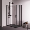 Am.Pm Above W9XG-403-12080-BT Прозрачное стекло/Профиль Матовый черный 80х120