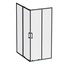 Am.Pm Above W9XG-403-12090-BT Прозрачное стекло/Профиль Матовый черный 90х120 Душевой уголок 90x120x190 см, Германия - фото 8